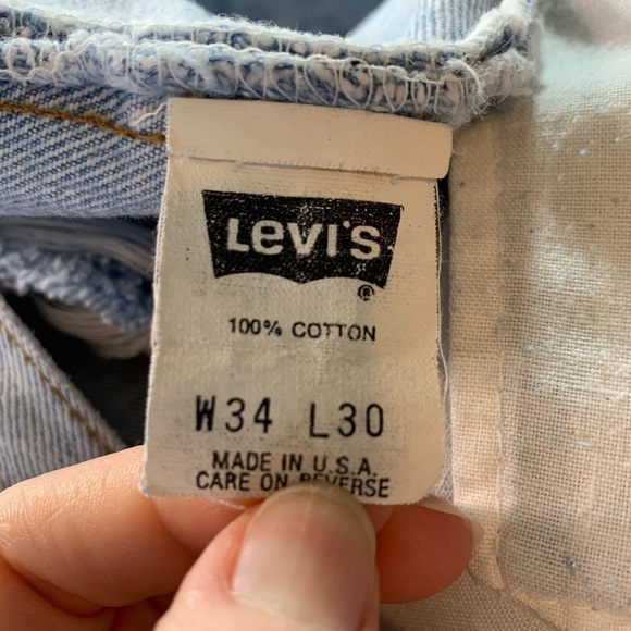 Vintage Distressed High Waisted 501 Button Fly - Picture 6 of 8